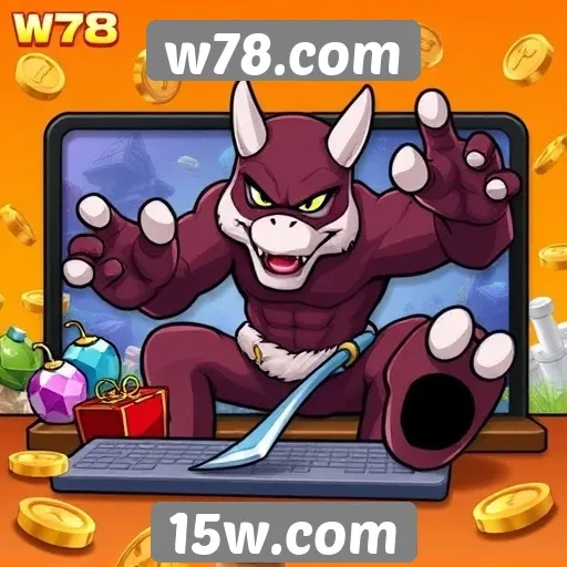 Popularidade de jogos online no w78.com